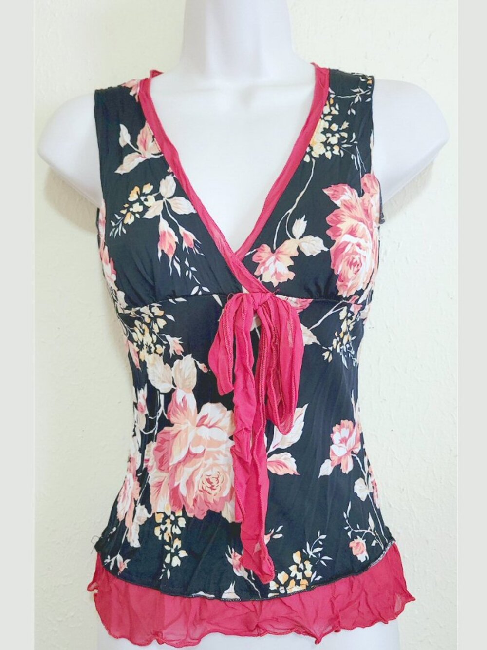 Colorful Floral Blouse Size S